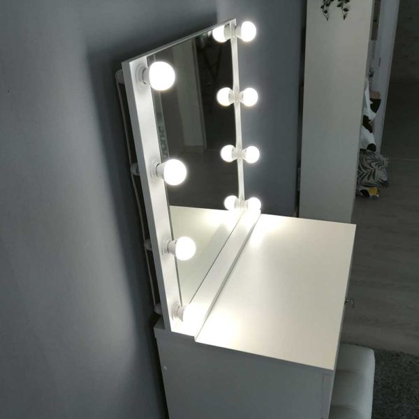 Гримерный столик с зеркалом с подсветкой 60 см недорого